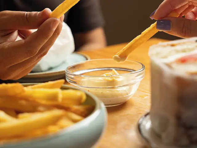 Photo: Fries with pickle mayonnaise
